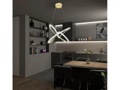 Lámpara Suspendida-Lámpara Toolight Led G035-Cp Gold Dorado