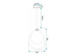 Outlet Lámpara Toolight Led G021-Cp Gold Dorado