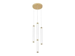 Lámpara Suspendida-Lámpara Toolight Led G024-4Cpr Gold Dorado