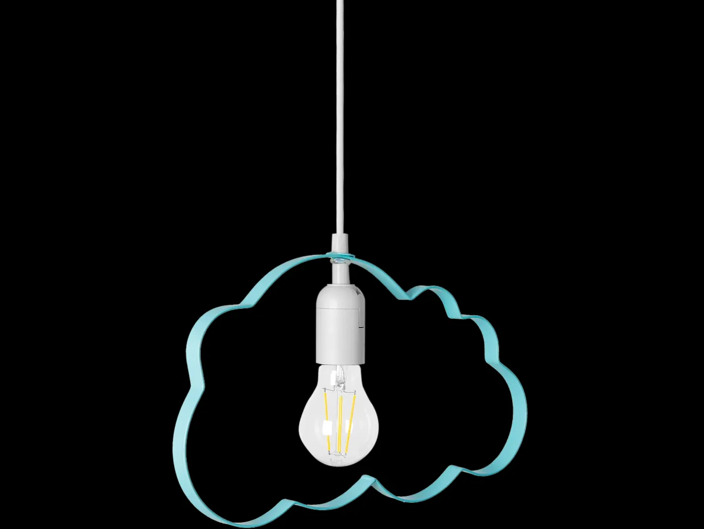 Lámpara Suspendida-Lámpara Toolight Lh2077-1 Blue Azul