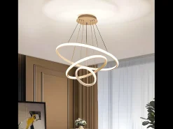 Lámpara Suspendida-Lámpara Toolight LHJ010-CP4 BRUSH GOLD Gold Dorado