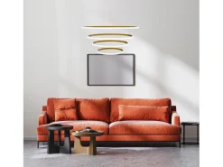 Lámpara Suspendida-Lámpara Toolight LHJ010-CP4 BRUSH GOLD Gold Dorado