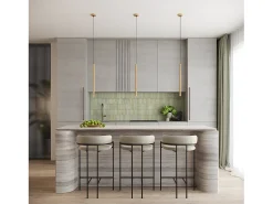 Sollux Lighting Lámparas Colgantes Arche Moderno De Acero - 3 Fuentes Luminosas - L.20 X A.120 Cm - Dorado Best