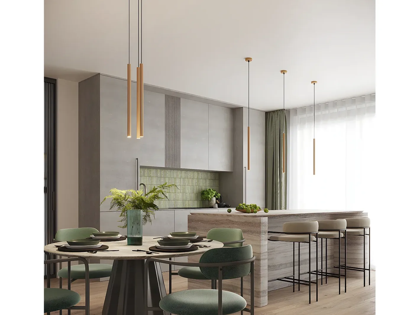 Sollux Lighting Lámparas Colgantes Arche Moderno De Acero - 3 Fuentes Luminosas - L.20 X A.120 Cm - Dorado Best