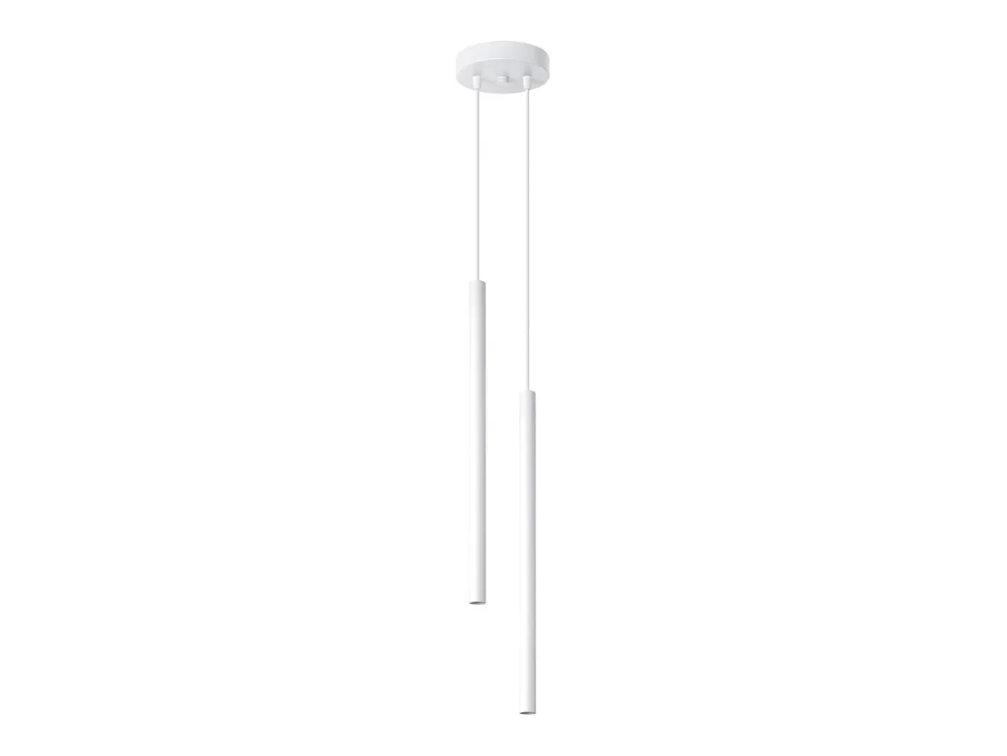 Online Sollux Lighting Lámparas colgantes Brill moderno de acero - 2 fuentes luminosas 3000K - L.15 x A.118 cm - Blanco