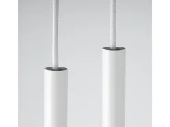Online Sollux Lighting Lámparas colgantes Brill moderno de acero - 2 fuentes luminosas 3000K - L.15 x A.118 cm - Blanco
