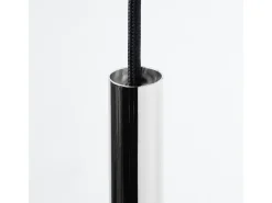 Sollux Lighting Lámparas colgantes Brill moderno de acero - 1 fuentes luminosas 3000K - L.8 x A.100 cm - cromo Gris