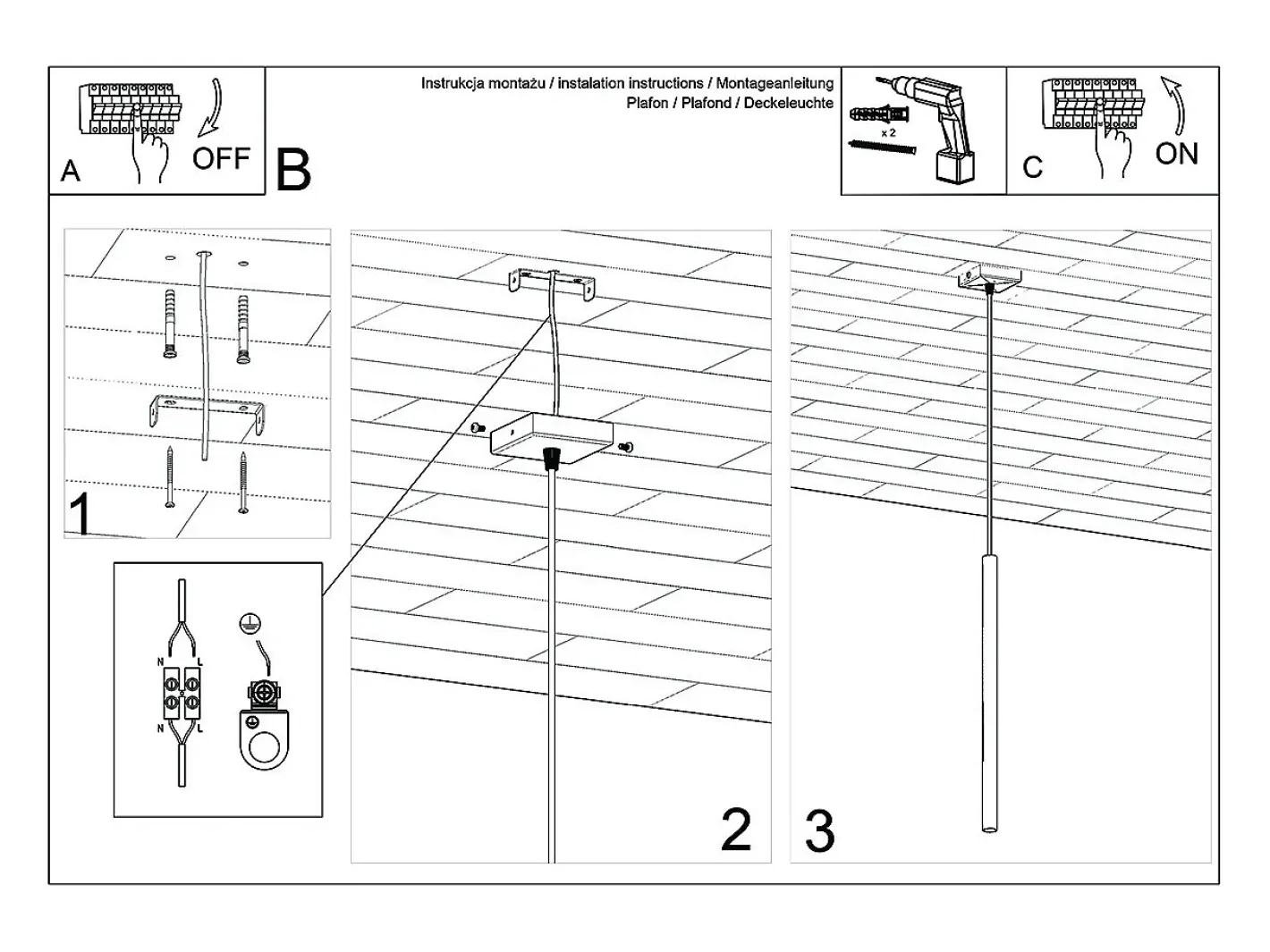 Sollux Lighting Lámparas colgantes Brill moderno de acero - 1 fuentes luminosas 3000K - L.8 x A.100 cm - cromo Gris