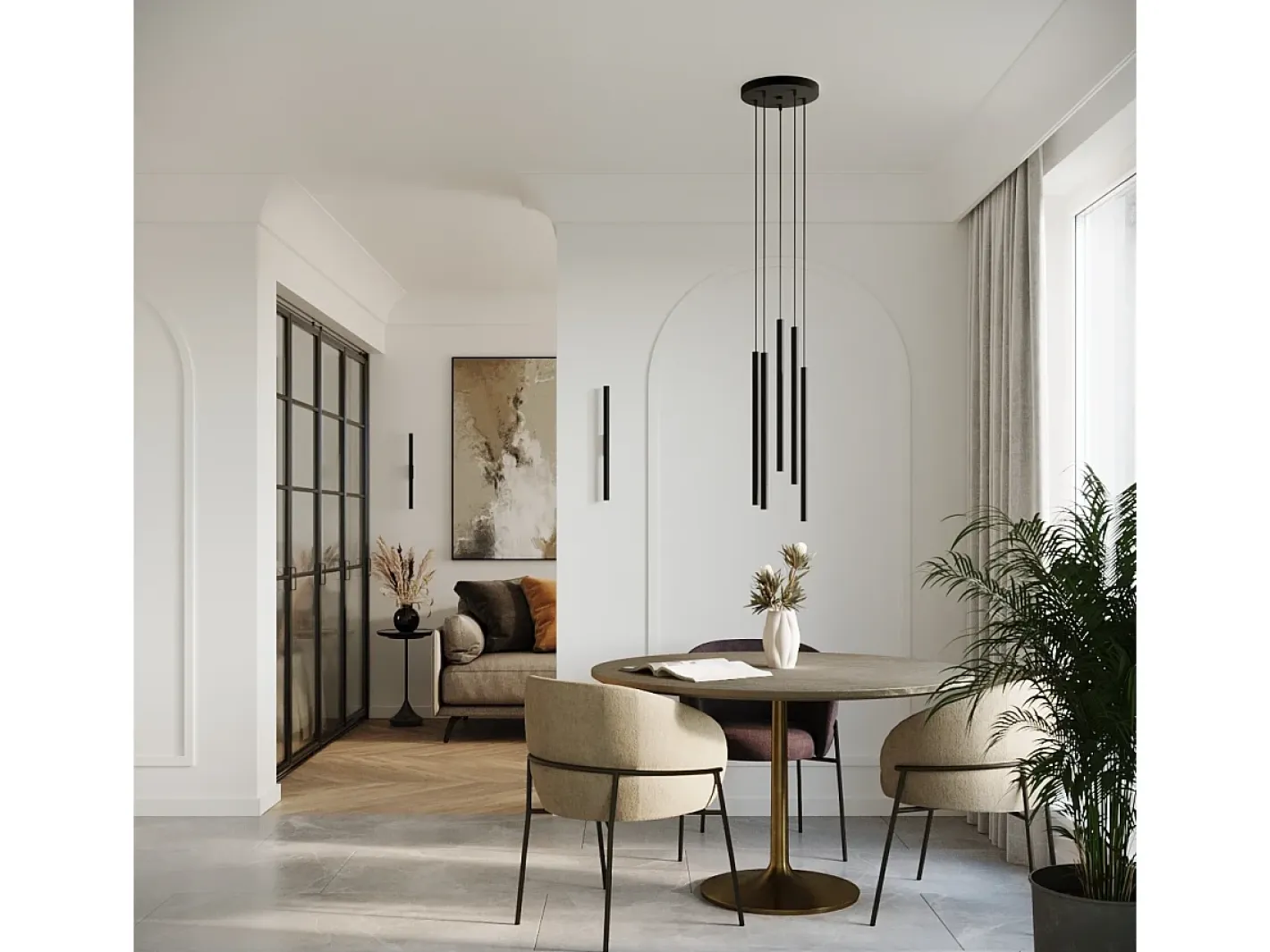 Online Sollux Lighting Lámparas colgantes Brill moderno de acero - 2 fuentes luminosas 3000K - L.15 x A.118 cm - Negro
