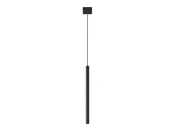 Sollux Lighting Lámparas colgantes Brill moderno de acero - 1 fuentes luminosas 3000K - L.8 x A.100 cm - Negro New
