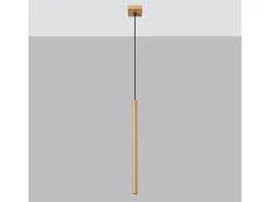 Sollux Lighting Lámparas colgantes Brill moderno de acero - 1 fuentes luminosas 3000K - L.3,5 x A.115 cm - Dorado