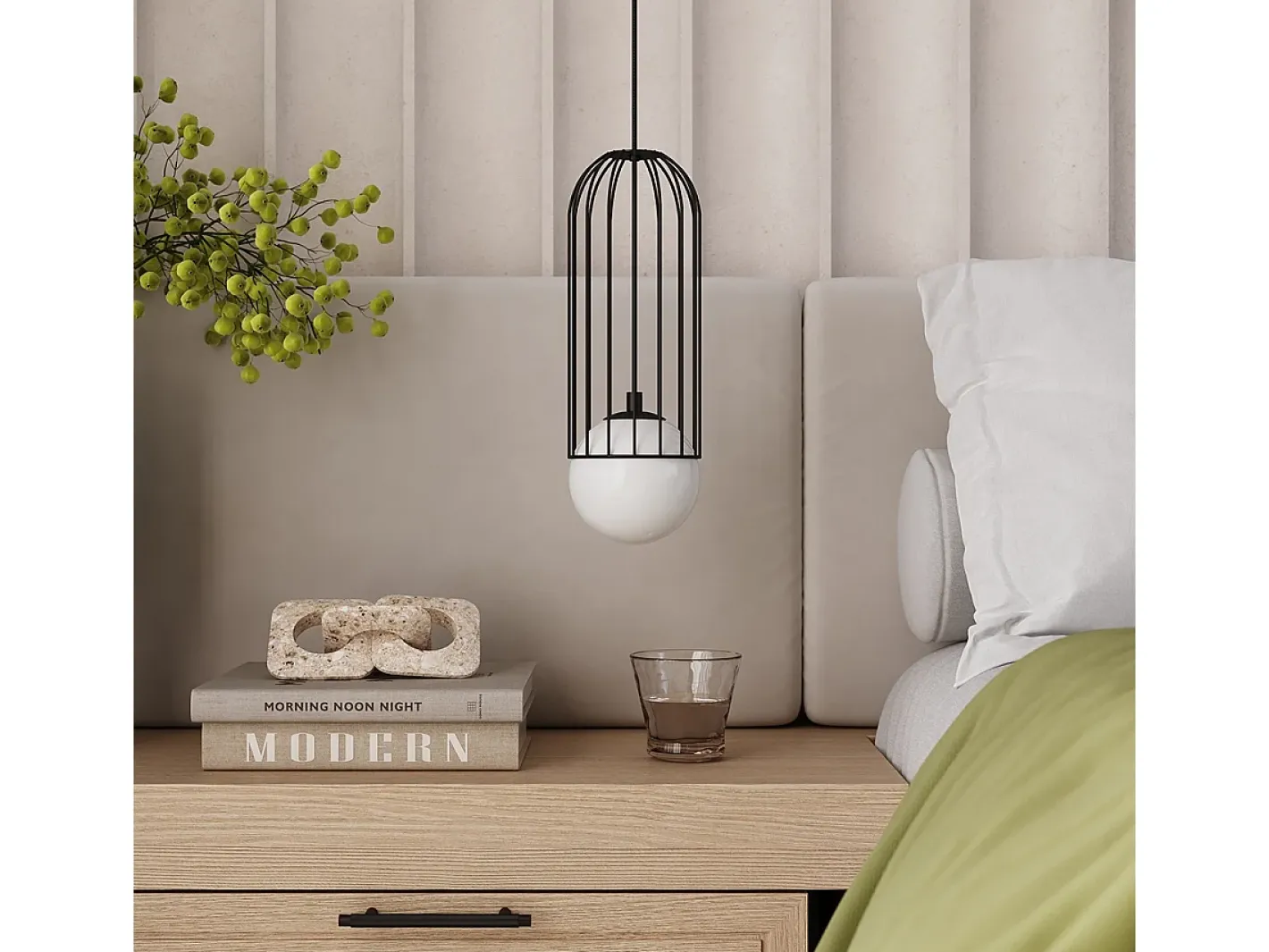 Sollux Lighting Aplique Para Pared-Lámparas Colgantes Brina Moderno De Acero - 1 Fuentes Luminosas - L.12 X A.115 Cm - Negro