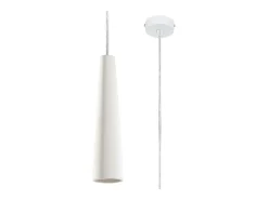 Sollux Lighting Lámparas colgantes Eclix moderno de cerámica - 1 fuentes luminosas 3000K - L.8 x A.132 cm - Blanco Online