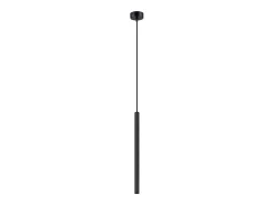 Sollux Lighting Lámpara Suspendida-Lámparas colgantes Elara moderno de acero - 1 fuentes luminosas 3000K - L.8 x A.120 cm - Negro