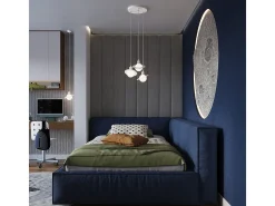 Sale Sollux Lighting Lámparas colgantes Gloxo moderno de acero - 1 fuentes luminosas 4000K - L.20 x A.125 cm - Blanco
