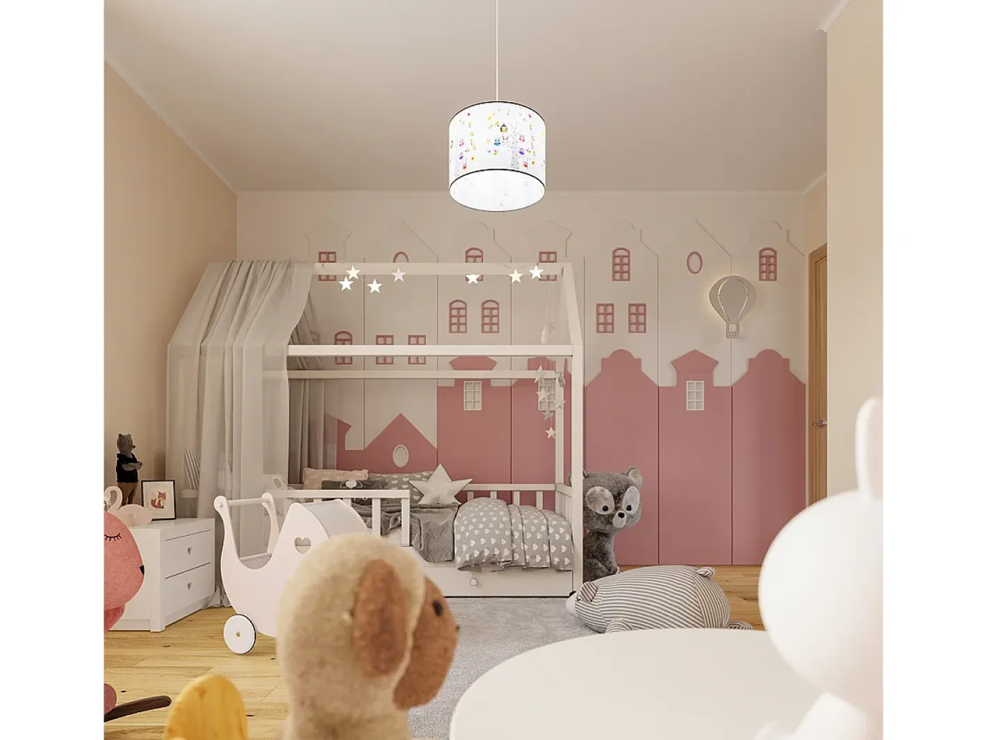 Clearance Sollux Lighting Lámparas colgantes Gufo moderno de CLORURO DE POLIVINILO - 1 fuentes luminosas 3000K - L.40 x A.82 cm - Multicolor