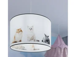 Online Sollux Lighting Lámparas Colgantes Koty Moderno De Cloruro De Polivinilo - 1 Fuentes Luminosas - L.40 X A.95 Cm - Multicolor Blanco