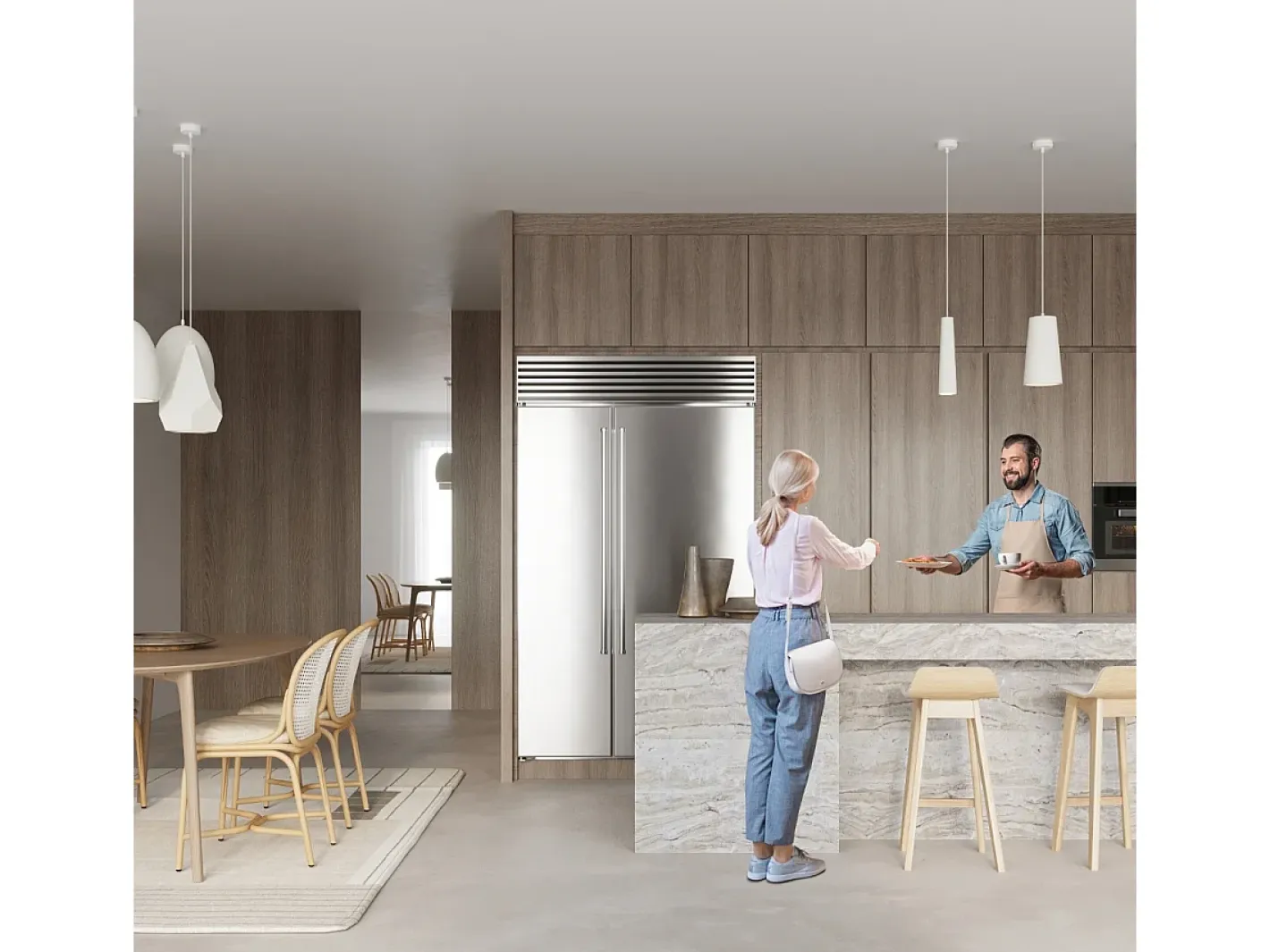 Sollux Lighting Lámparas colgantes Litch moderno de cerámica - 1 fuentes luminosas 3000K - L.25 x A.135 cm - Blanco Sale