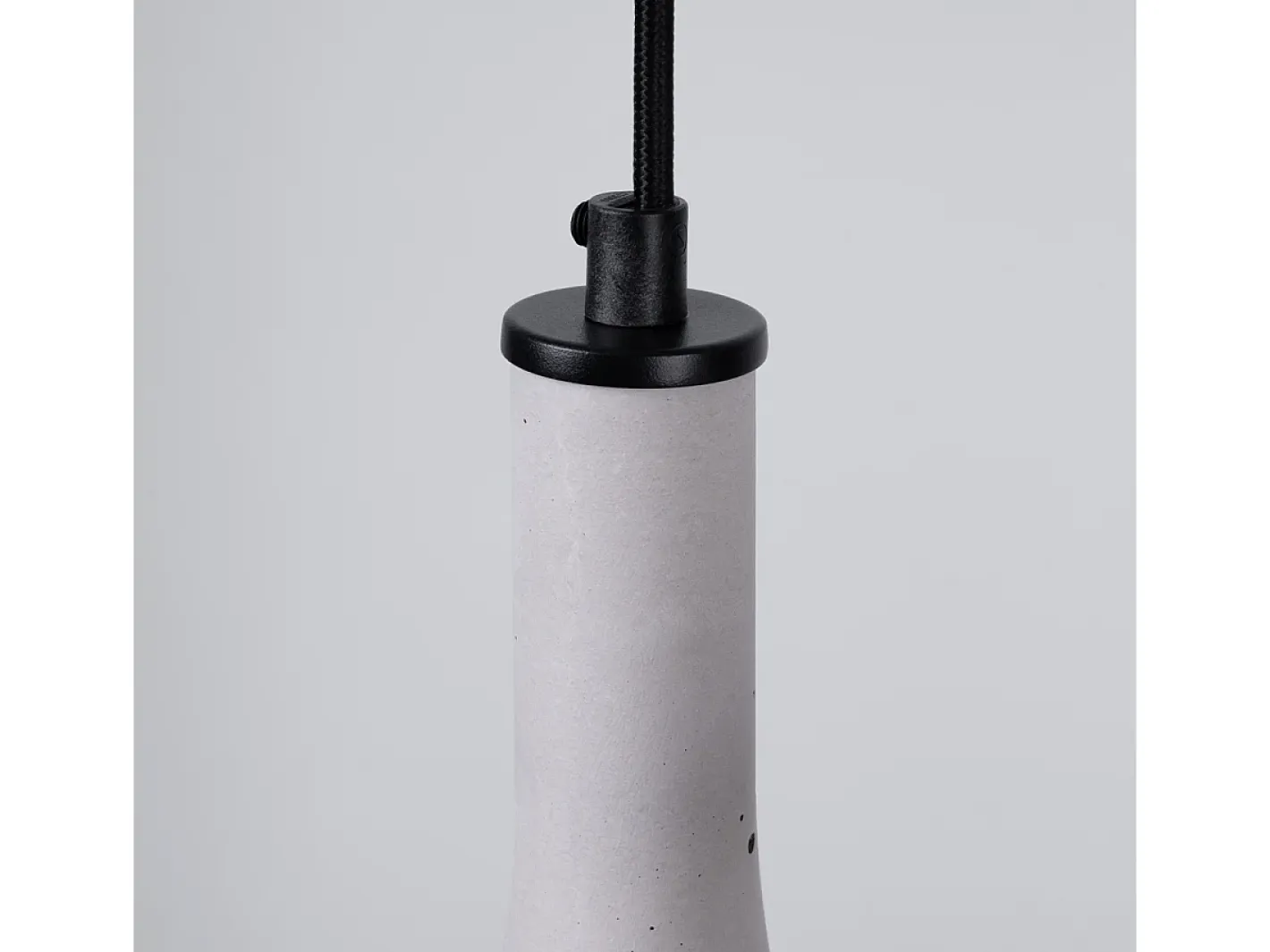 Hot Sollux Lighting Lámparas colgantes Lum moderno de concreto - 2 fuentes luminosas 4000K - L.34 x A.113 cm - Gris