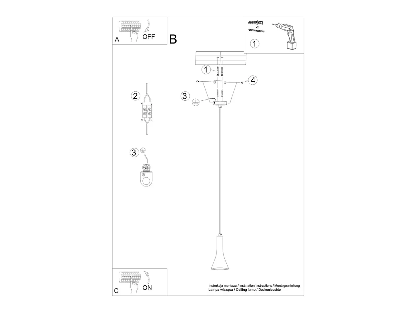 Sollux Lighting Lámparas colgantes Lum moderno de concreto - 1 fuentes luminosas 3000K - L.12 x A.125 cm - Gris Discount