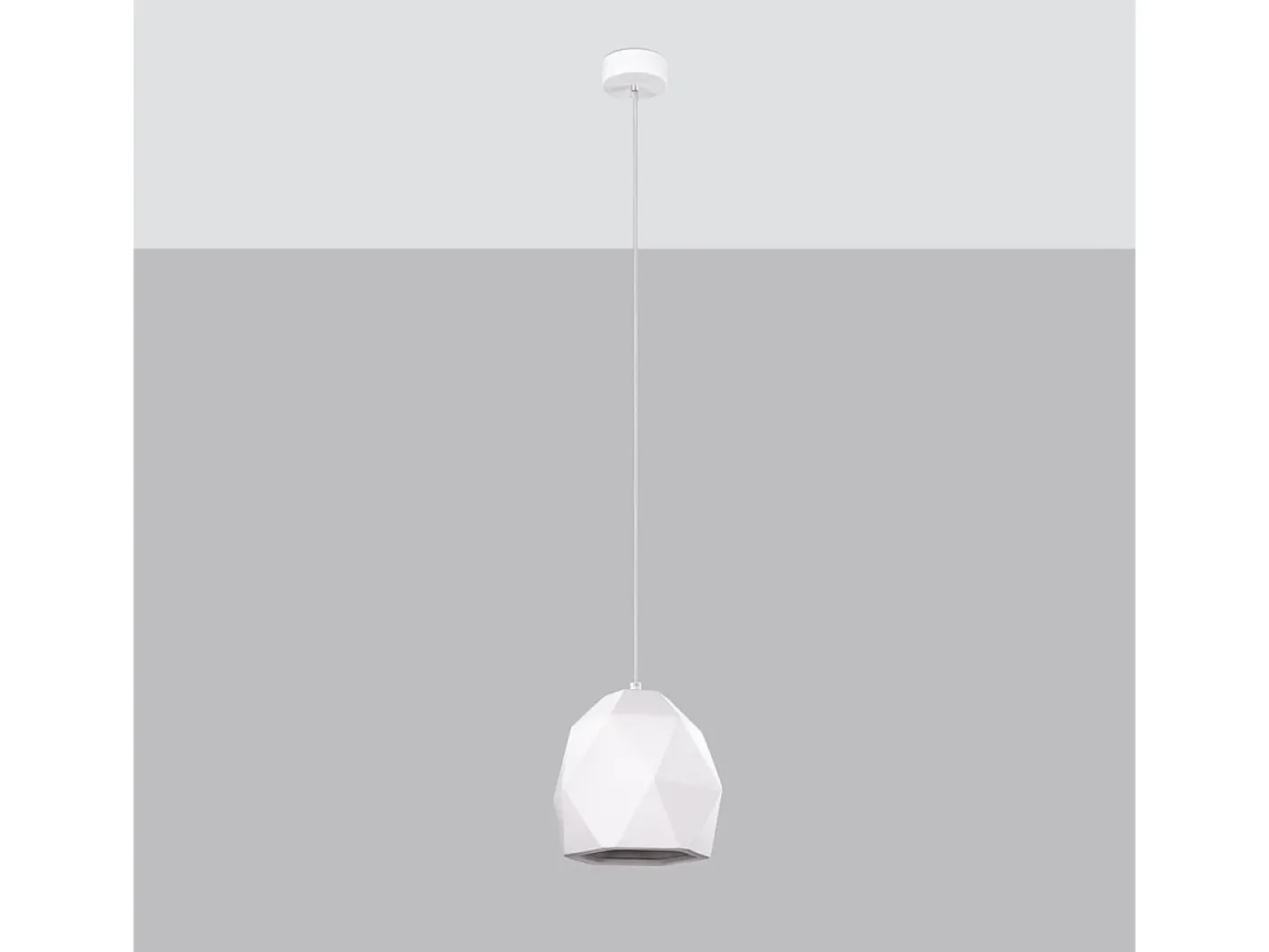 Hot Sollux Lighting Lámparas Colgantes Mint Moderno De Cerámica - 1 Fuentes Luminosas - L.20 X A.125 Cm - Blanco