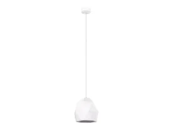 Sollux Lighting Lámpara Suspendida-Lámparas colgantes Mintx moderno de cerámica - 1 fuentes luminosas 3000K - L.20 x A.125 cm - Blanco