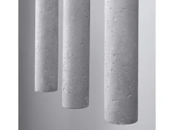 Sollux Lighting Lámparas Colgantes Pastelo Moderno De Concreto - 3 Fuentes Luminosas - L.30 X A.110 Cm - Gris Clearance