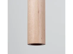 Online Sollux Lighting Lámparas Colgantes Pastelo Moderno De Acero/Madera - 1 Fuentes Luminosas - L.8 X A.120 Cm - Madera Color natural claro