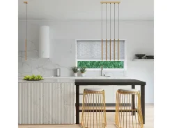 Sollux Lighting Lámpara Suspendida-Lámparas Colgantes Pastelo Moderno De Acero - 5 Fuentes Luminosas - L.25 X A.110 Cm - Dorado