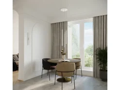 Best Sollux Lighting Lámparas Colgantes Pastelo Moderno De Acero - 2 Fuentes Luminosas - L.15 X A.118 Cm - Blanco