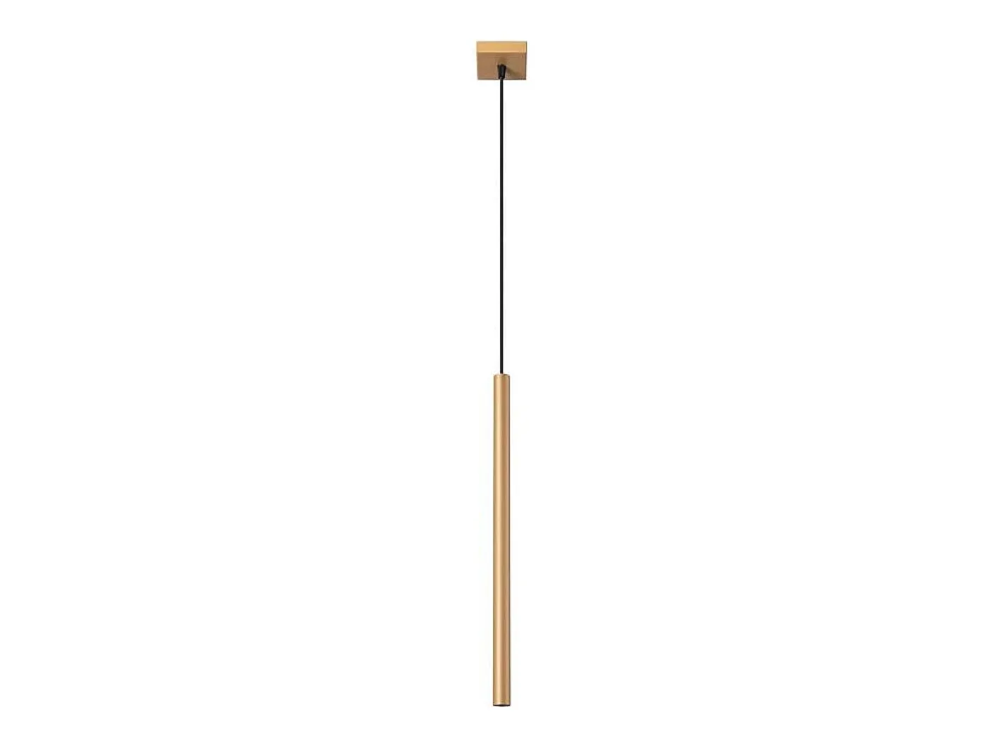 Online Sollux Lighting Lámparas Colgantes Pastelo Moderno De Acero - 1 Fuentes Luminosas - L.3,5 X A.115 Cm - Dorado
