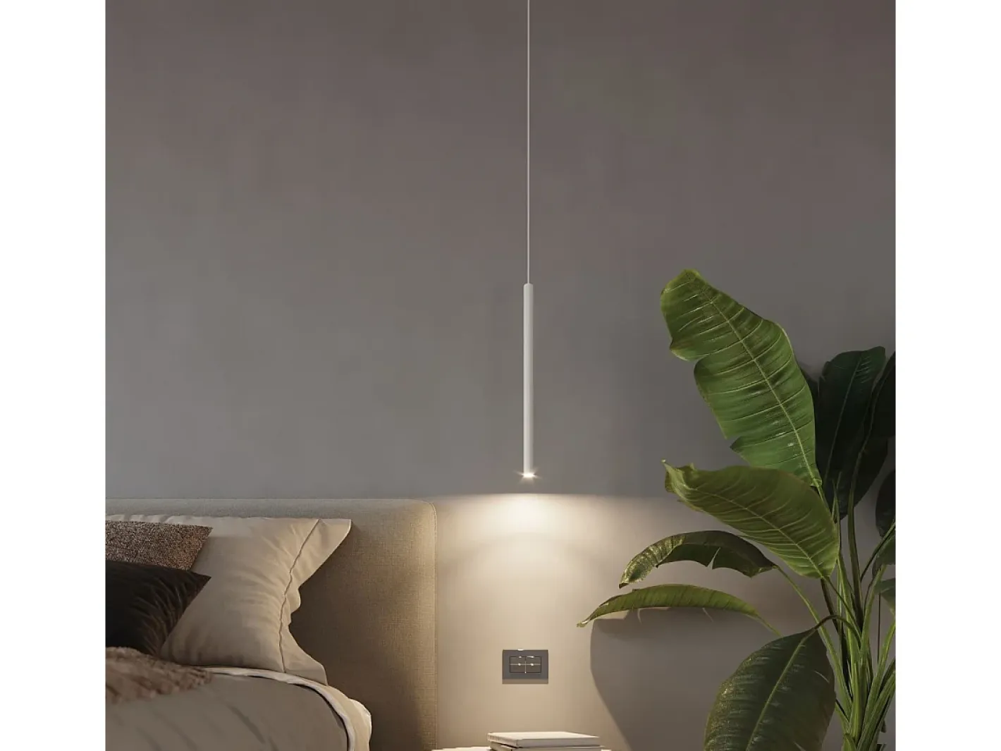 Sollux Lighting Lámparas Colgantes Pastelo Moderno De Acero - 5 Fuentes Luminosas - L.25 X A.110 Cm - Blanco Discount