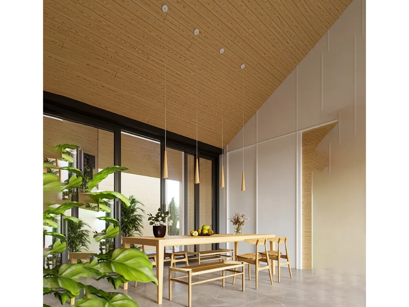 Sollux Lighting Lámparas colgantes Ravo escandinavo de madera - 1 fuentes luminosas 4000K - L.8 x A.120 cm - madera natural Color natural claro Hot