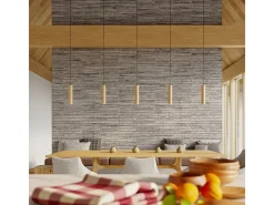 Discount Sollux Lighting Lámparas colgantes Silno escandinavo de madera - 1 fuentes luminosas 4000K - L.8 x A.105 cm - madera natural Color natural claro