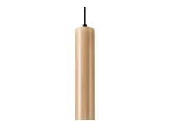 Discount Sollux Lighting Lámparas colgantes Silno escandinavo de madera - 1 fuentes luminosas 4000K - L.8 x A.105 cm - madera natural Color natural claro