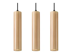 Sollux Lighting Lámparas colgantes Silno escandinavo de madera - 3 fuentes luminosas 4000K - L.45 x A.90 cm - madera natural Color natural claro New