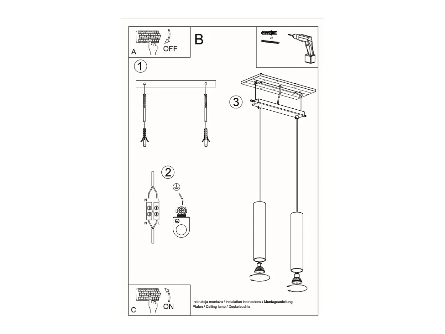Hot Sollux Lighting Lámparas colgantes Silno escandinavo de madera - 2 fuentes luminosas 4000K - L.30 x A.90 cm - madera natural Color natural claro