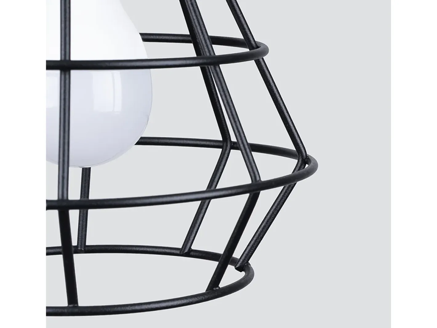 Sollux Lighting Lámpara Suspendida-Lámparas Colgantes Suba Industrial De Acero - 4 Fuentes Luminosas - L.58 X A.120 Cm - Negro
