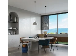 Sollux Lighting Lámpara Suspendida-Lámparas colgantes Tikolito industrial de concreto - 1 fuentes luminosas 3000K - L.30 x A.120 cm - Gris