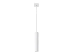 Sollux Lighting Lámpara Suspendida-Lámparas colgantes Toris moderno de acero - 1 fuentes luminosas 3000K - L.8 x A.100 cm - Blanco