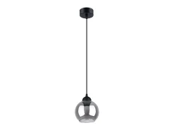 Sollux Lighting Lámparas colgantes Zelaro moderno de acero - 1 fuentes luminosas 3000K - L.15 x A.130 cm - Negro Best