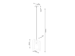 Sollux Lighting Lámparas colgantes Zodiara escandinavo de acero/madera - 1 fuentes luminosas 3000K - L.24 x A.133 cm - wengué Beige Best