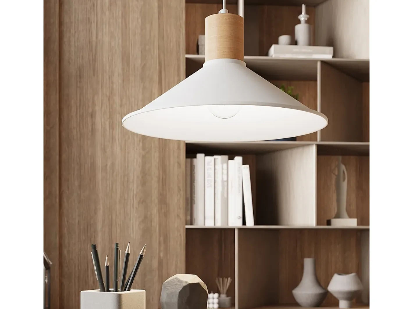 Sollux Lighting Lámparas colgantes Zorra escandinavo de acero - 1 fuentes luminosas 3000K - L.30 x A.120 cm - Blanco Clearance