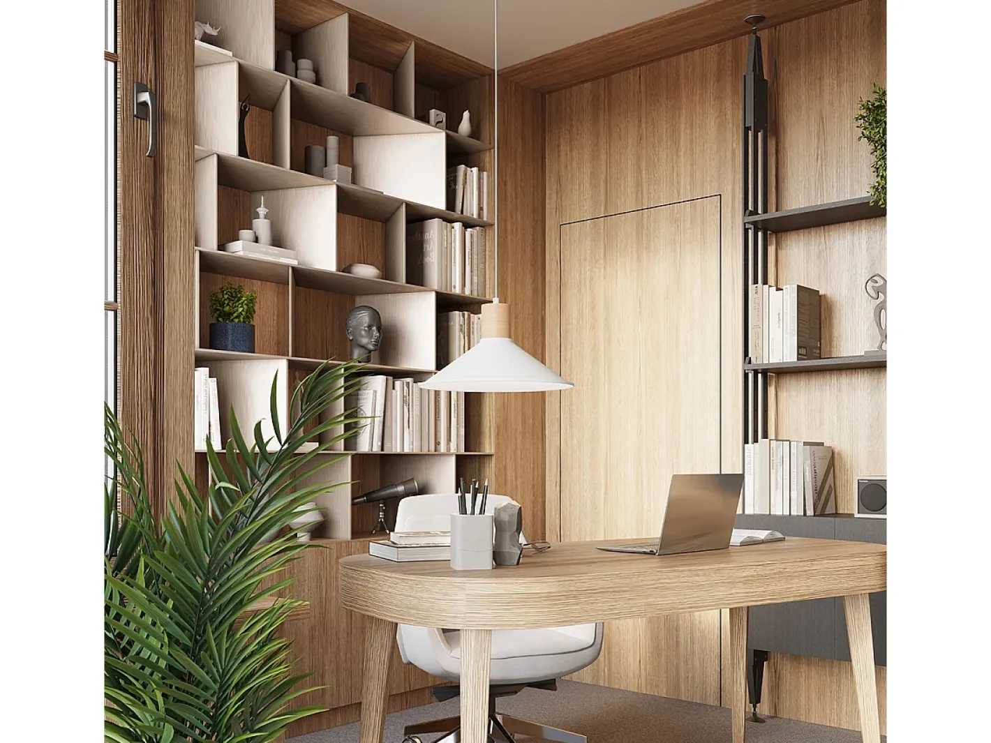 Sollux Lighting Lámparas colgantes Zorra escandinavo de acero - 1 fuentes luminosas 4000K - L.30 x A.120 cm - Blanco Hot