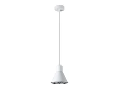 Sollux Lighting Lámparas colgantes Zylata moderno de acero - 1 fuentes luminosas 3000K - L.14 x A.120 cm - Blanco Outlet