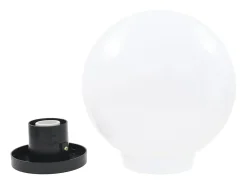 Best Lámparas de bola LED 4 unidades esféricas PMMA 25 cm ES193663 Blanco