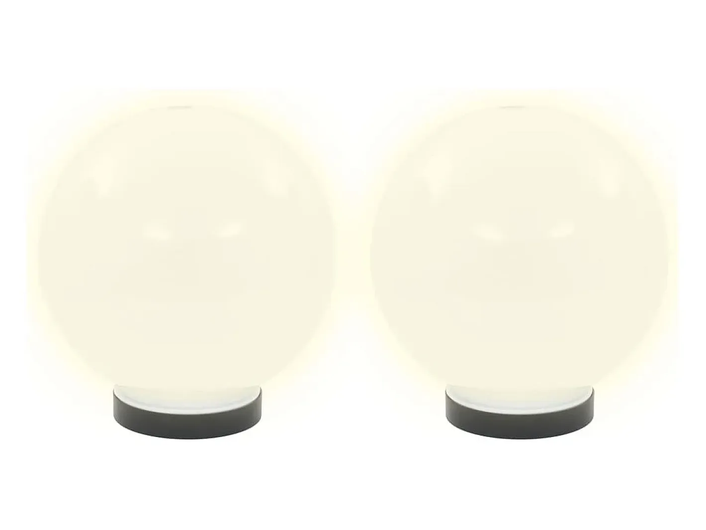 Online Lámparas de bola LED 4 unidades esféricas PMMA 20 cm ES537987 Blanco