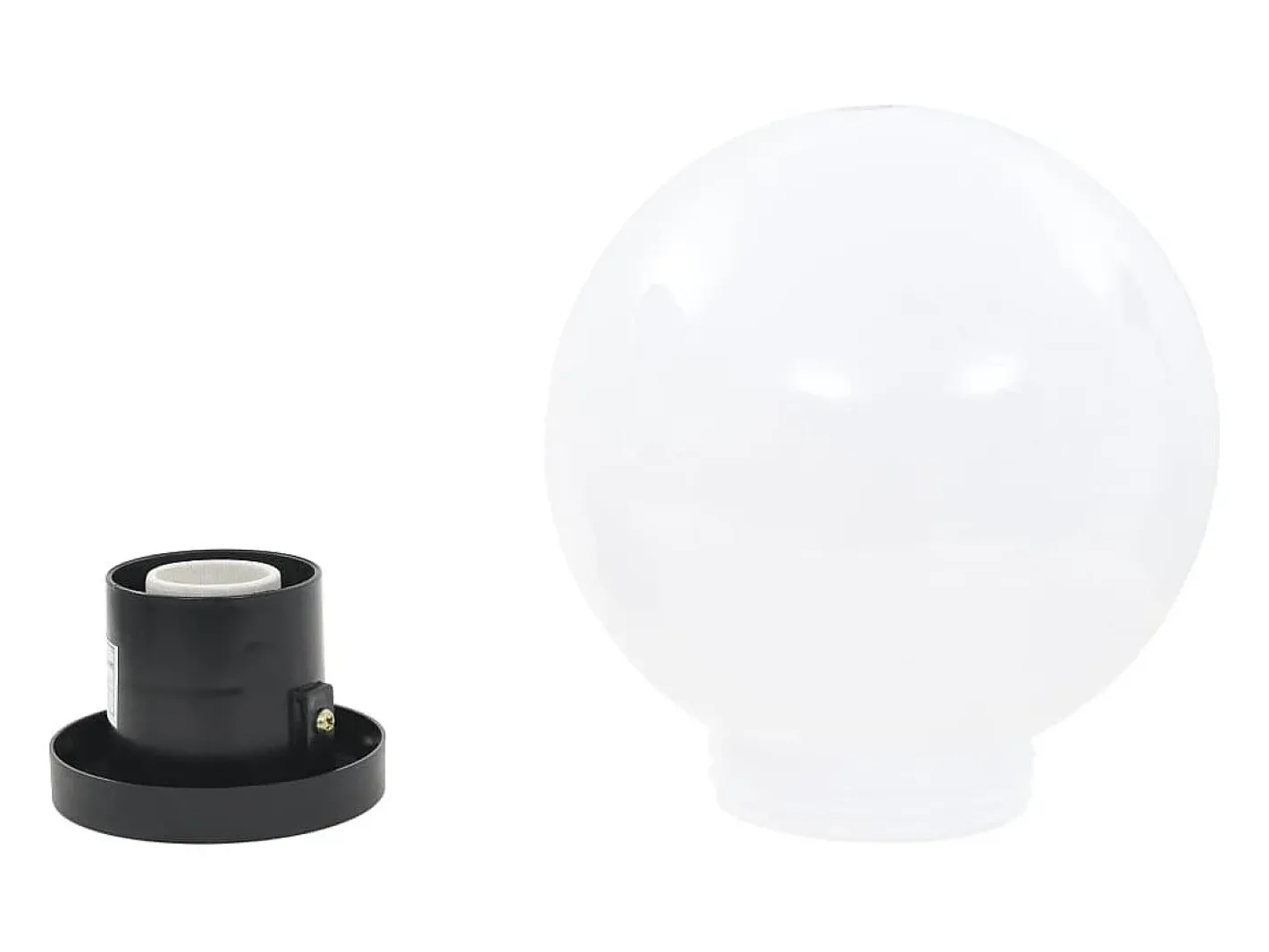 Online Lámparas de bola LED 4 unidades esféricas PMMA 20 cm ES537987 Blanco