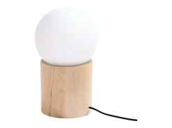 Sollux Lighting Lámparas de escritorio Lust moderno de madera - 1 fuentes luminosas 4000K - L.12 x A.21 cm - madera natural Color natural claro Sale