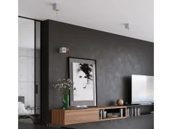 Sollux Lighting Lámpara De Mesa-Lámparas de escritorio Zxina industrial de concreto - 1 fuentes luminosas 4000K - L.10 x A.10 cm - Gris